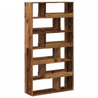 vidaXL Bookcase Old Wood 100x33x187.5 cm Engineered Wood vidaXL