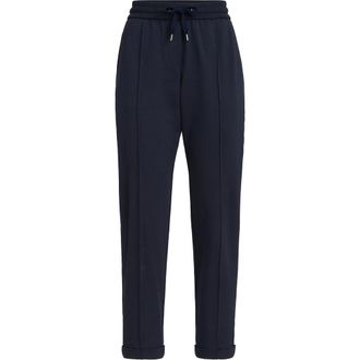 Brunello Cucinelli Track trousers with monili in Blue at Nordstrom, Size 4X-Large Eu
