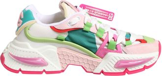 Dolce & Gabbana Multicolor Leather Airmaster Low Top Sneaker Womens Shoes