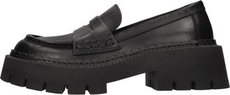Vic Mati&eacute; Etna Loafers - Dames - Loafers - Zwart - 39 EU - Leer - Schoenen