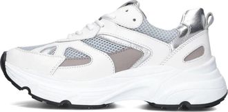 Omoda Schoenen, Dames, Wit, 38 EU, Tokio Hardloopschoenen Wit Grijs