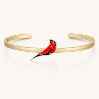 Mantra Cardinal Cuff - Always In My Heart bracelet in Yellow Gold at Nordstrom