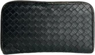 Bottega Veneta Pre-owned Wallets, female, Black, Size: ONE SIZE Pre-owned Vintage Intrecciato Wallet