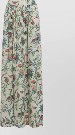 Etro floral-print maxi skirt