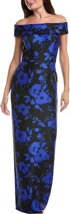Teri Jon by Rickie Freeman Teri Jon By Rickie Freeman Printed Maxi Dress