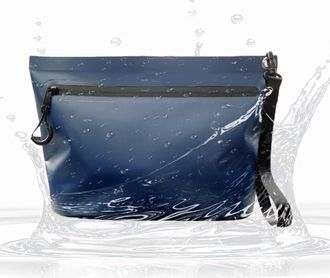 Generic Hand Pouch - Waterproof Multipurpose Tote, Large Sturdy Zippered Bag, Lightweight Water-Resistant Carry Bag for Casual Use, Keep Valuables Safe Dry, P