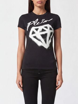 Philipp Plein T-shirt slim fit in cotone stretch con stampa logo grafica