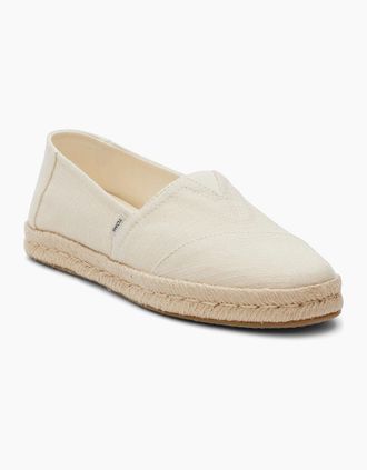 Toms Womens TOMS Alpargata Rope 2.0 Shoe Cotton Womens Natural Espadrilles - Cream - Size: 6
