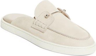 Christian Louboutin Chanme Sneaker Loafer Mule in Beige at Nordstrom, Size 10.5Us