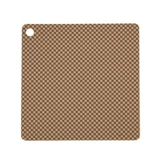 OYOY Placemat Checker - Pack of 2 in Camel at Nordstrom