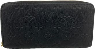 Louis Vuitton Noir Long Wallet (Bi-Fold) (Pre-Owned)
