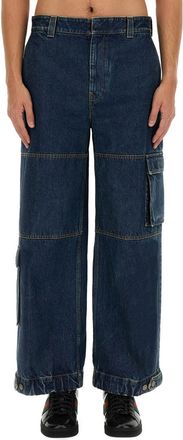 Gucci Denim Pants With Gucci Label