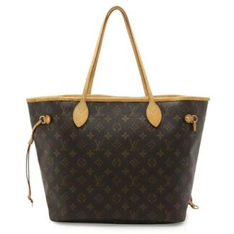 Louis Vuitton Pre-owned Tote Bags, female, Brown, Size: ONE SIZE Pre-owned Neverfull Monogram Tote Bag