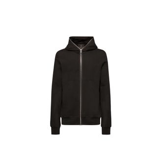 Rick Owens Moncler Cotton Ziplock Hoodie, Unisex, Black, Size: Xl