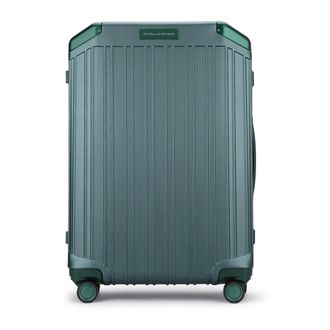 Piquadro Large Suitcases, unisex, Green, Size: ONE SIZE Medium Hardside Spinner