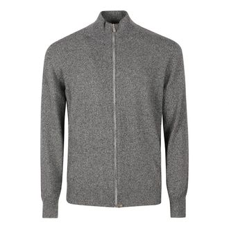 Brunello Cucinelli Truien & Vesten, Heren, Grijs, XL, Kasjmier, Cashmere Cardigan