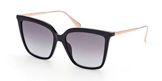 Max & Co. MO0043 01B Womens Sunglasses Black Size 55