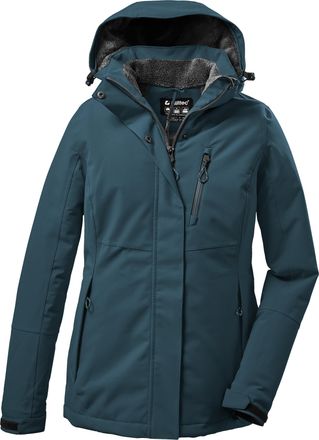 Killtec Outdoorjacke KILLTEC KOW 170 KG WMN JCKT, Damen, Gr. 21, blau (hellpetrol), Obermaterial: 100% Polyester;Futter: 100% Polyester;F&uuml;llung: 100% Polyeste