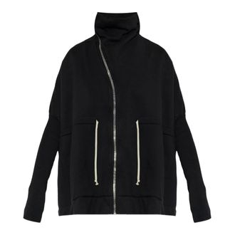 Rick Owens Dames, Sweatshirts & Hoodies, Zwart, Maat: S Katoen