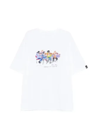 Martine Rose White Printed Crew Neck T-Shirt