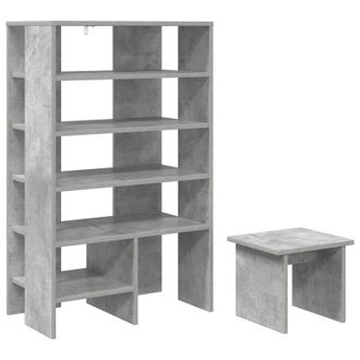vidaXL Armario Zapatero 2 Uds. 62 X 35 X 100 Cm Madera De Ingenier&iacute;a Vidaxl