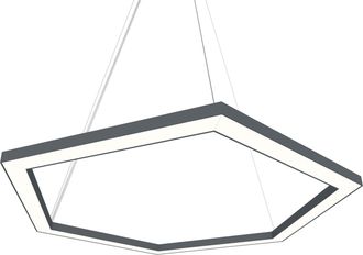 Lumicom Esagono L&aacute;mpara De Techo &Oslash;60 Monocolor Mate