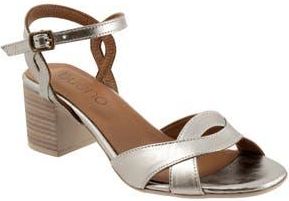 Bueno Roman Ankle Strap Sandal in Dark Silver at Nordstrom Rack, Size 10.5-11Us / 42Eu