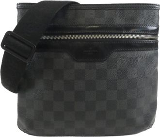 Louis Vuitton Graphite Coated Canvas Shoulder Bag (Pre-Owned)