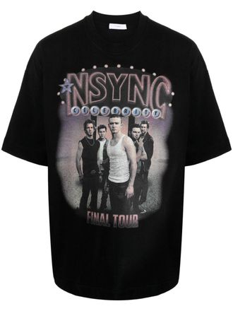 1989 STUDIO graphic-print cotton T-shirt - men - Cotton/Cotton - L - Black