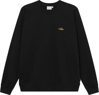 Dedicated Sweatshirt Malmoe Perch EMB Pullover f&uuml;r Herren | schwarz