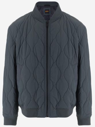 HUGO BOSS Giacca Hugo Boss In Nylon Con Motivo Trapuntato