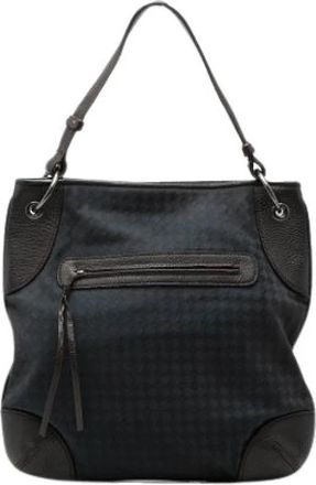 Bottega Veneta Pre-owned Hobo Bag - Dames - Vintage Schoudertas - Blauw - ONE Size - Leer - Vintage