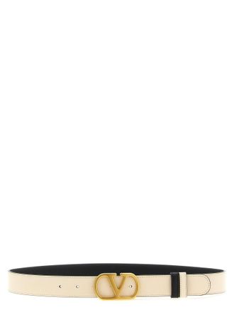 Valentino Garavani Vlogo Belt - Black