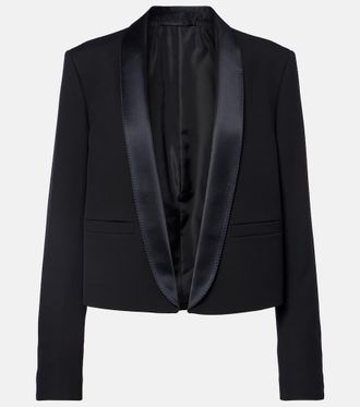 Tom Ford Silk-trimmed wool blazer