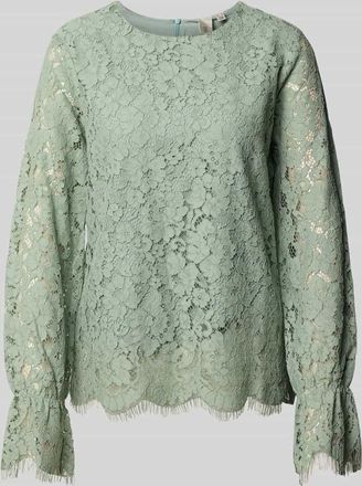 Vero Moda Regular Fit Blusenshirt mit Fransen Modell PERLA in Mint, Gr&ouml;&szlig;e XS