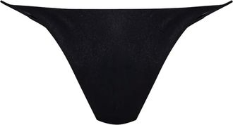 Dsquared2 logo-print bikini bottoms - women - Polyamide/Elastane - 42 - Black