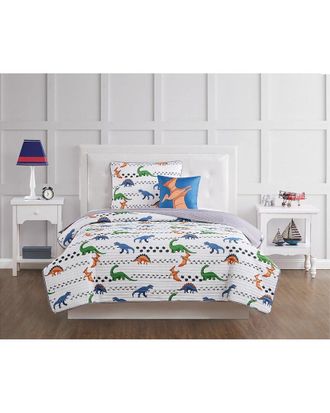 My World Dino Tracks Quilt Set