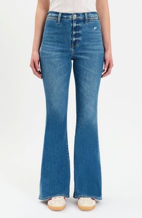 Daze Sunset High Waist Flare Jeans in Too Sweet at Nordstrom, Size 23