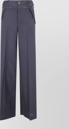 sacai nylon wide-leg trousers