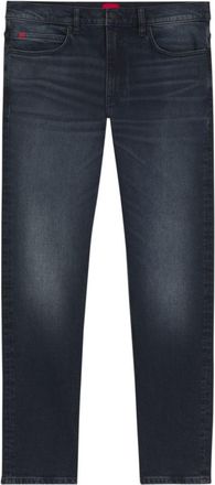 HUGO BOSS Slim-fit jeans in dark-blue stretch denim