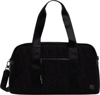 Karl Lagerfeld Ikon Reistas - Heren - Weekendtassen - Zwart - ONE Size - Polyester - Tassen