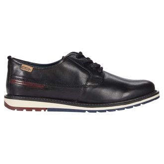 Pikolinos Berna Leather Mens Lace Up Shoes - Black - Size:UK 10.5-11