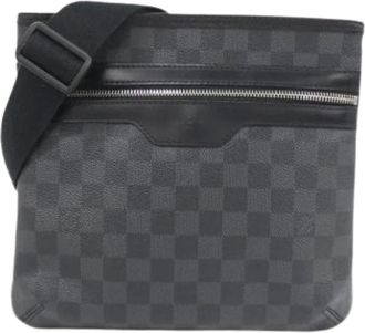 Louis Vuitton Pre-owned Cross Body Bags, male, Gray, Size: ONE SIZE Pre-owned Shoulder Bag
