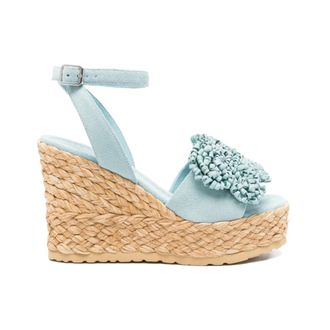 Paloma Barcel&oacute; Wedges, female, Blue, Size: 10 US 1902Elisa Sky