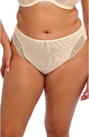 Elomi Priya Full Figure Brazilian Briefs in Vanilla at Nordstrom, Size Xx-Large