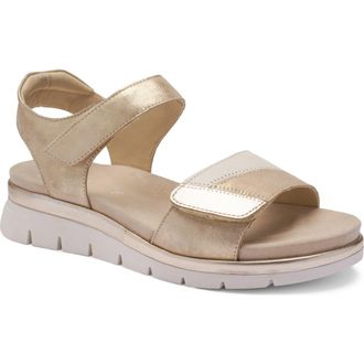 Ara Cheyenne Sandal in Beige/gold at Nordstrom, Size 9.5-10Us
