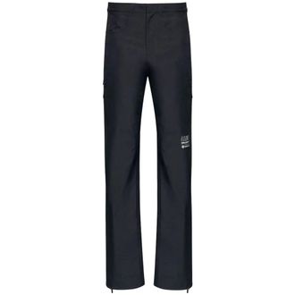 Maison Margiela Broeken, Heren, Zwart, M, Polyester, Zwarte klassieke jeans met knoopsluiting