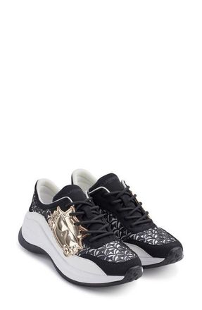 Karl Lagerfeld Coty Sneaker in White/Black at Nordstrom, Size 11