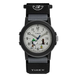 Timex Watches, unisex, Black, Size: ONE SIZE Expedition Camper 38mm Fast Wrap Watch