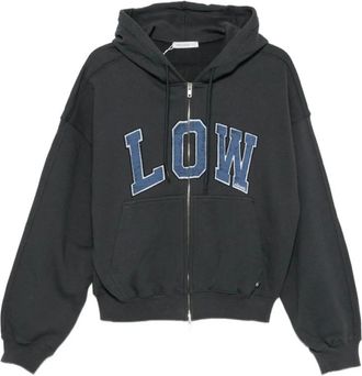 Low Classic LOW Classic - Soft Sweat Zip-Up Hoodie - Dames - Sweatshirts & Hoodies - Grijs - Maat: S Katoen